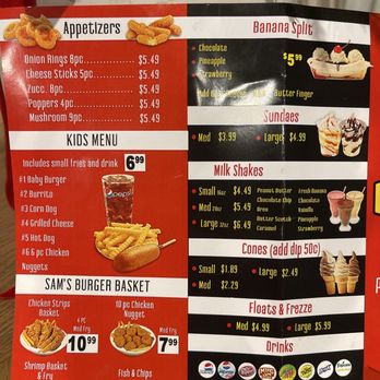 Sam’s Burger - Menu - Burgers Near Me - Fresno, California Sam’s Burger - Menu - Burgers Near Me - Fresno, California