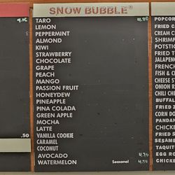 Tapioca And Tea - Menu as of 2/9/24