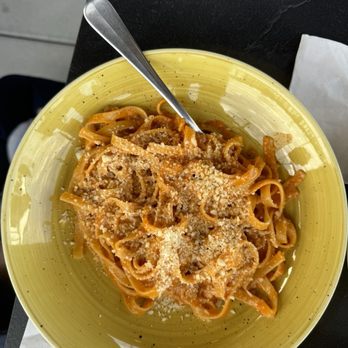 welovEmilia - Tagliatelle (pasta) with Panna E Salsiccia (sauce) - Italian Near Me - Clarksville, Tennessee welovEmilia - Tagliatelle (pasta) with Panna E Salsiccia (sauce) - Italian Near Me - Clarksville, Tennessee