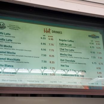 Café Espresso - Menu - Coffee & Tea Near Me - Santa Cruz, California