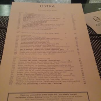Ostra - New American Near Me - San Antonio, Texas
