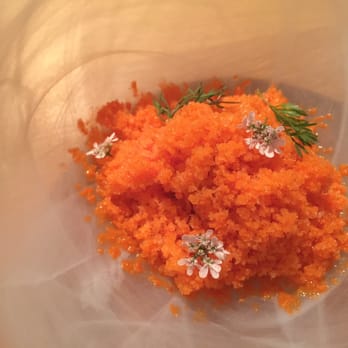 Commis - Carrot and fish roe... Very cold - New American Near Me - Oakland, California
