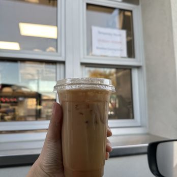 Angie’s Prime Grill - Cold brew with oatmilk and vanilla. Needs more vanilla - Falafel Near Me - Tucson, Arizona