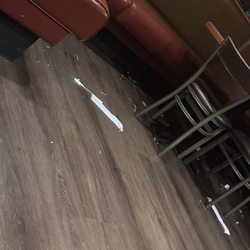Photo of the ground of the booths next to us
