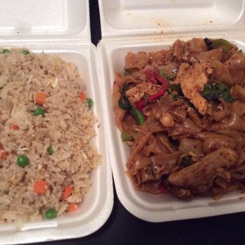 Finest Thai - Fried rice and spicy noodle dish. Not pictured: hubby's pad thai. But trust me, it looked just as good as mine did - Thai Near Me - El Cajon, California Finest Thai - Fried rice and spicy noodle dish. Not pictured: hubby's pad thai. But trust me, it looked just as good as mine did - Thai Near Me - El Cajon, California