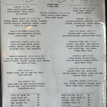 Surveyor - Brunch menu - American Near Me - Washington, DC, District of Columbia