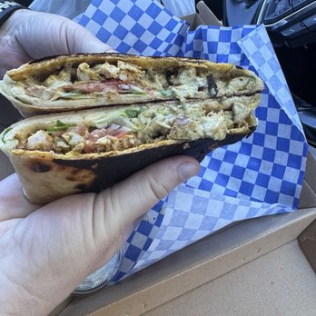 Yasu Guys - Garlic & Parm Chicken Crunch wrap (halal) - Greek Near Me - Van nuys , California