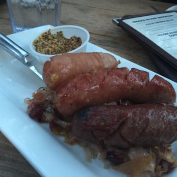 Snake River Brewing - Sausage sampler - Brewpubs Near Me - Jackson, Wyoming
