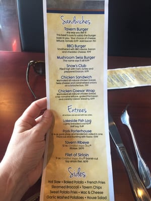Menu photo 4 Snow's Lakeside Tavern Cincinnati, OH