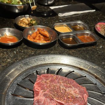 Iron Age Korean Steakhouse - Seasoned steak (GF) - Korean Near Me - Chicago, Illinois Iron Age Korean Steakhouse - Seasoned steak (GF) - Korean Near Me - Chicago, Illinois