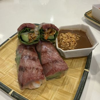 Pho Viet Cali - A2. Fresh Spring Roll / Gỏi Cuốn Tôm Thịt / Thịt Nướng / Nem Nướng with Crunch Pork BBQ - Vietnamese Near Me - Reseda, California Pho Viet Cali - A2. Fresh Spring Roll / Gỏi Cuốn Tôm Thịt / Thịt Nướng / Nem Nướng with Crunch Pork BBQ - Vietnamese Near Me - Reseda, California