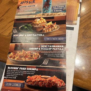 Outback Steakhouse - Menu 8/2024 - Steakhouses Near Me - Bayside, New York Outback Steakhouse - Menu 8/2024 - Steakhouses Near Me - Bayside, New York