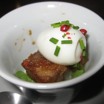 Wakuriya - starter - I think it was a quail egg on top of something - Japanese Near Me - San Mateo, California