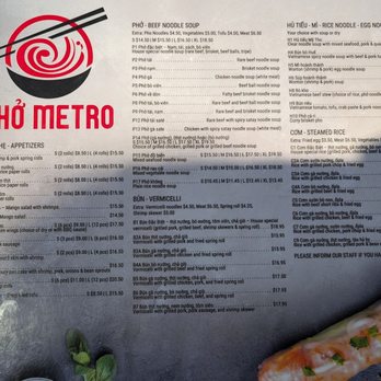 Pho Metro - Vietnamese Near Me - Thornhill, Ontario