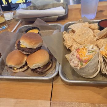 Buffalo Wild Wings - Sliders  ( slide into my belly please) & Grilled Buffalo Chicken Wrap ( average). Side note their chips & salsa are scrumptious! - Chicken Wings Near Me - Franklin, Tennessee