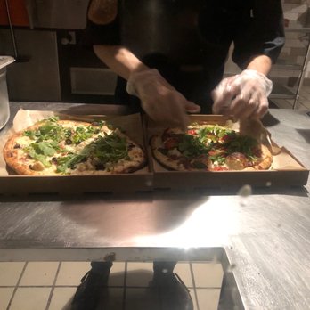 Blaze Pizza - Thank Andres doing finishing touches to white top and the BYO. - Salad Near Me - Chula Vista, California Blaze Pizza - Thank Andres doing finishing touches to white top and the BYO. - Salad Near Me - Chula Vista, California