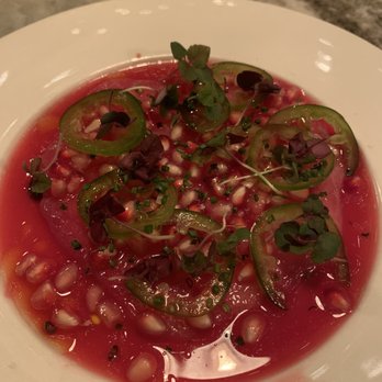 Aba - tuna with pomegrante - Mediterranean Near Me - Chicago, Illinois Aba - tuna with pomegrante - Mediterranean Near Me - Chicago, Illinois