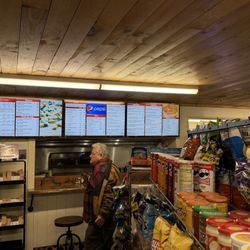 Polly's Variety - Menu board