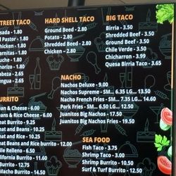 Juanito's Tacos - Menu 2