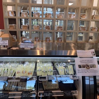 Pullman Bread - I thought the area behind the counter with loaves of bread displayed was a cool touch - Japanese Near Me - Enterprise, Nevada