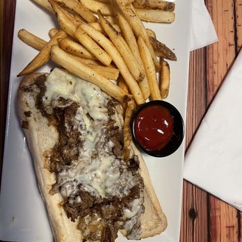 Miller's Ale House - PHILLY CHEESE with fries - Sports Bars Near Me - Mcdonough, Georgia Miller's Ale House - PHILLY CHEESE with fries - Sports Bars Near Me - Mcdonough, Georgia