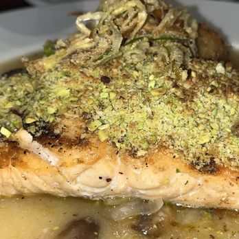 Butera's - Bay Shore - Pistachio, crusted salmon - Italian Near Me - Bay Shore, New York Butera's - Bay Shore - Pistachio, crusted salmon - Italian Near Me - Bay Shore, New York