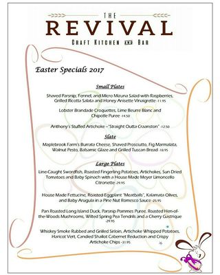 Menu photo 8 The Revival Craft Kitchen & Bar Warren, RI Menu photo 8 The Revival Craft Kitchen & Bar Warren, RI