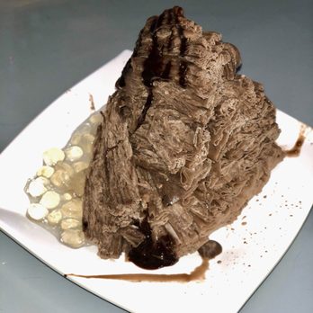 Nu Cafe - Chocolate with chocolate drizzle! - Ice Cream & Frozen Yogurt Near Me - Houston, Texas