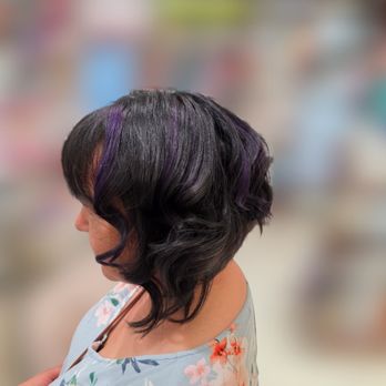 Style Creation Salon & Spa - Violet highlights - Hair Removal Near Me - Calgary, Alberta Style Creation Salon & Spa - Violet highlights - Hair Removal Near Me - Calgary, Alberta