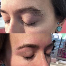 Before & after brows by Grace. Before & after brows by Grace.