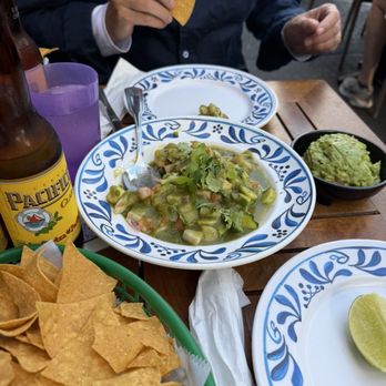 El Mitote - The guacamole was "ok", but was lacking in salt.  The ceviche in the center was not good. Expensive for something that didn't taste great. - Salad Near Me - New York, New York