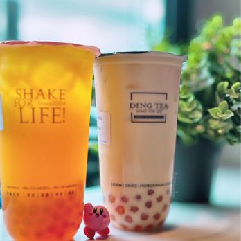Ding Tea -  Northridge - Passion Fruit & Jasmine Green Tea IG: @ammysalamii - Bubble Tea Near Me - Northridge, California
