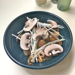 Flower Child Cafe - Shimeji & brown mushrooms $5