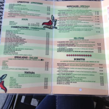 El Carpintero - Menu - Mexican Near Me - Burbank, California