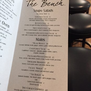 The Bench - New American Near Me - Pebble Beach, California The Bench - New American Near Me - Pebble Beach, California