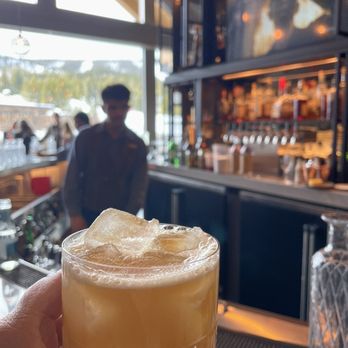 Alpenglow - Cheers to our awesome bartender, Michael Dean! - Lounges Near Me - Big Sky, Montana