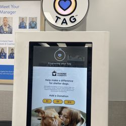 Walmart - Getting a tag for my puppy