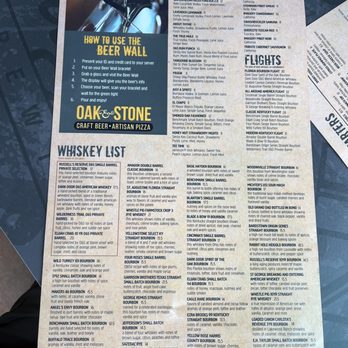 Oak & Stone - Page 2 Menu - Pizza Near Me - Bradenton, Florida Oak & Stone - Page 2 Menu - Pizza Near Me - Bradenton, Florida