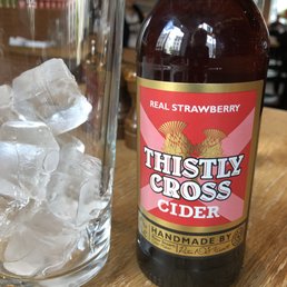 Thistly Cross strawberry cider Thistly Cross strawberry cider