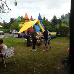 The Father's House - Pastor Luke (on left in foreground) enjoying Sunday Funday with church goers.