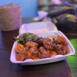 Shaneboy’s Craft Hawaiian Grindz - Firecracker Shrimp, firecracker chicken