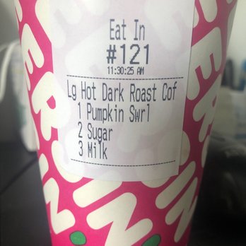 Dunkin' - a cup of coffee with a price label - Coffee & Tea Near Me - Rahway, New Jersey Dunkin' - a cup of coffee with a price label - Coffee & Tea Near Me - Rahway, New Jersey
