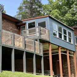 Dynamic Home Solutions - All new, fully enclosed porch and railing