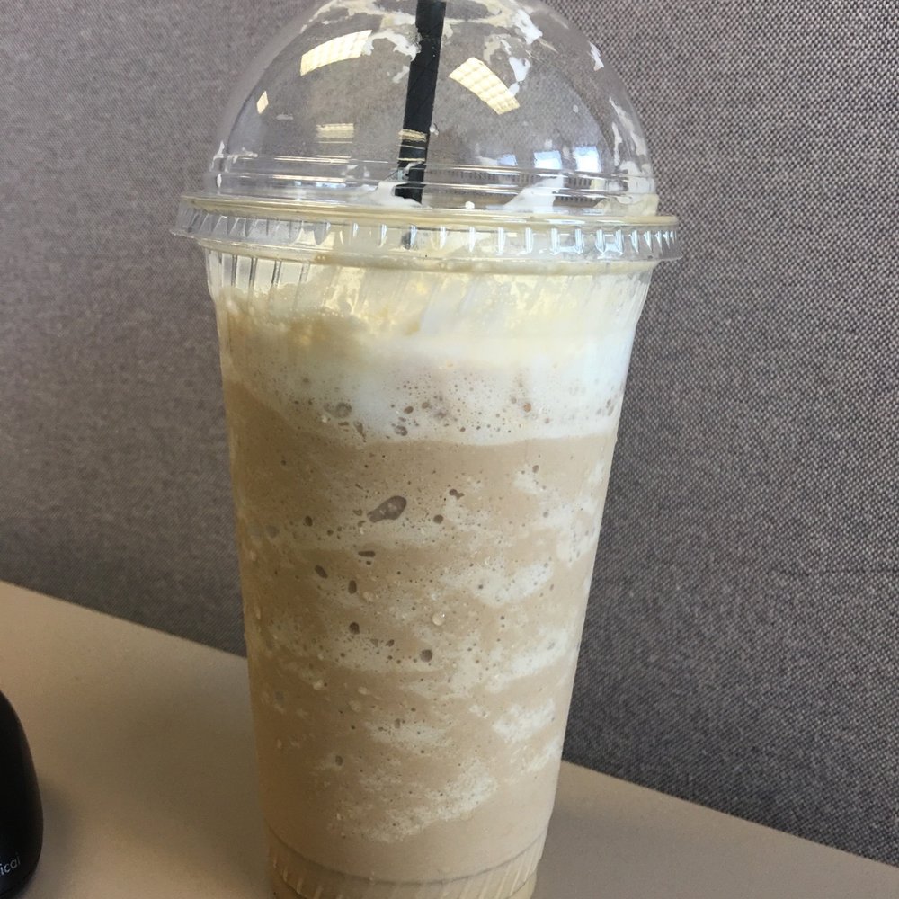 Rawbean Coffee - Medium sized caremel Frapp. It's about the same size as a venti at Starbucks - Coffee & Tea Near Me - West Jordan, Utah Rawbean Coffee - Medium sized caremel Frapp. It's about the same size as a venti at Starbucks - Coffee & Tea Near Me - West Jordan, Utah