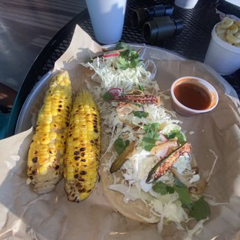 Sugar's Ribs - Chicken taco   Corn on the cob  Salsa - Barbeque Near Me - Chattanooga, Tennessee