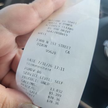 Shell - Today's damage - Gas Stations Near Me - Dixon, California