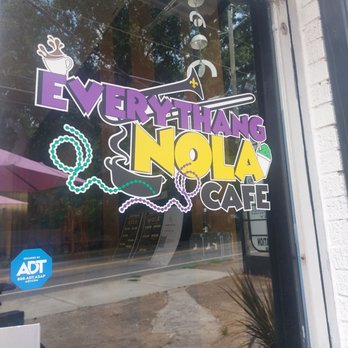 Everythang Nola Cafe - Entrance Door - Coffee & Tea Near Me - Atlanta, Georgia