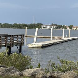 Manatee Island Park - 1 yr old and the dock is useless.