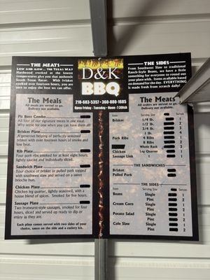 Menu photo 1 D&K BBQ Forks, WA