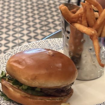 Copper Vine Restaurant - Simple burger and fries. - Wine Bars Near Me - New Orleans, Louisiana